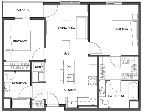 a blueprint of a floor plan of a house